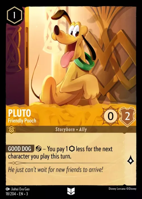 (018/204) Pluto - Friendly Pooch - Holo - Into the Inklands