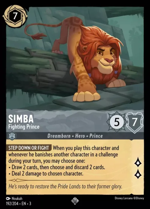 (192/204) Simba - Fighting Prince - Holo - Into the Inklands