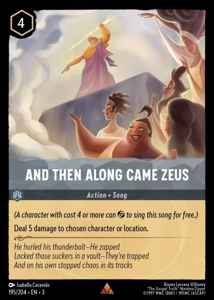 (195/204) And Then Along Came Zeus - Holo - Into the Inklands