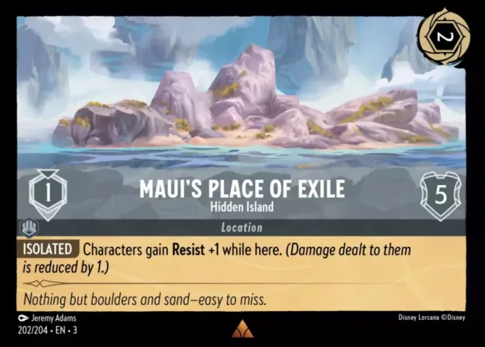 (202/204) Maui's Place of Exile - Hidden Island - Holo - Into the Inklands