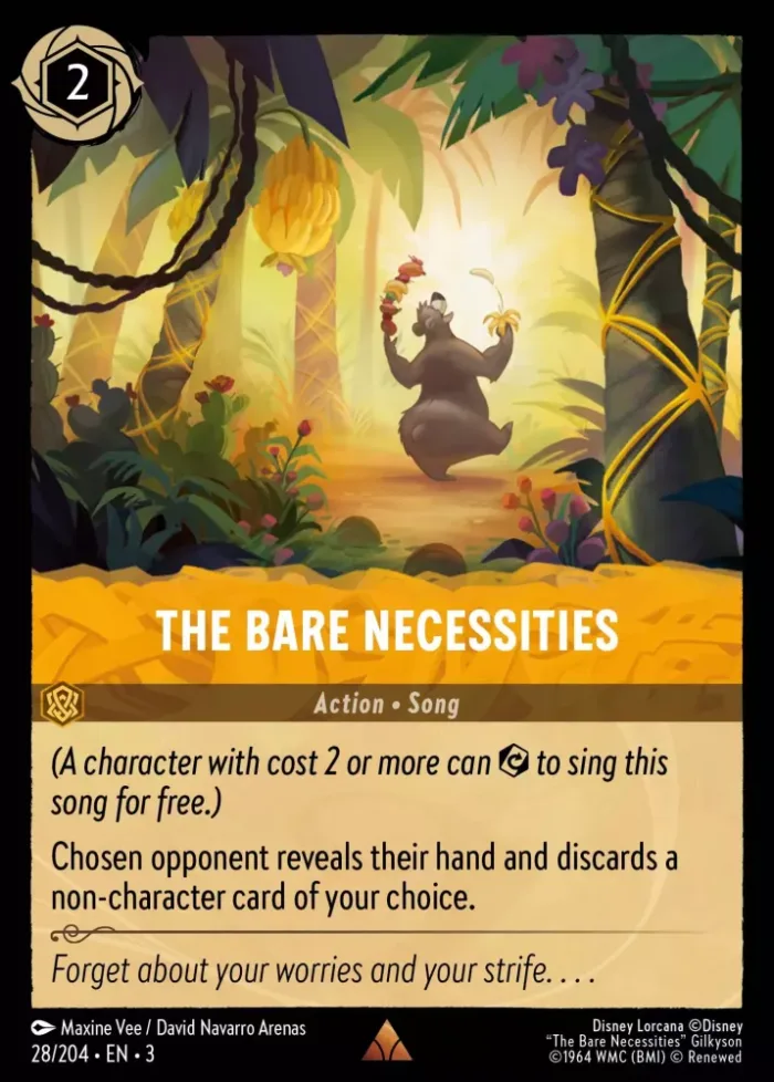 (028/204) The Bare Necessities - Holo - Into the Inklands