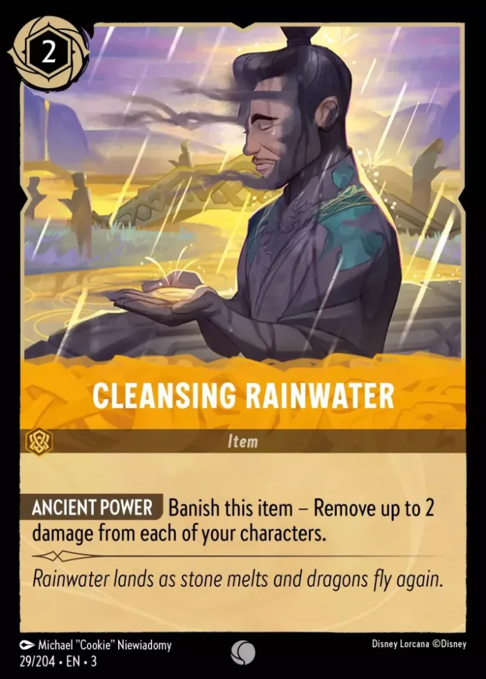 (029/204) Cleansing Rainwater - Holo - Into the Inklands