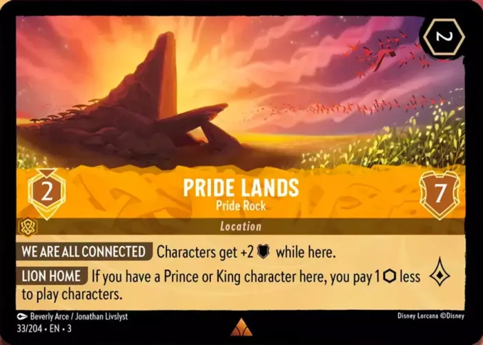 (033/204) Pride Lands - Pride Rock - Holo - Into the Inklands