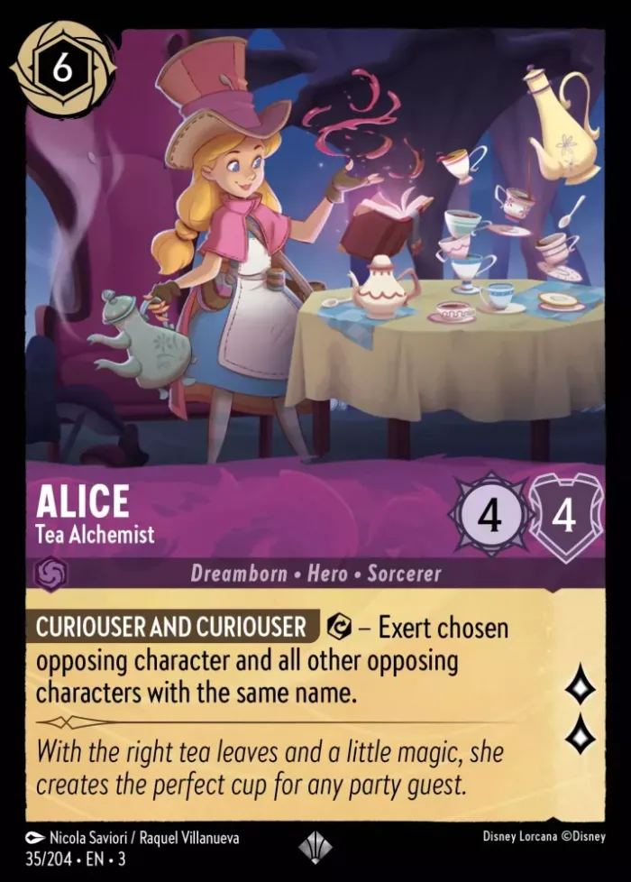 (035/204) Alice - Tea Alchemist - Holo - Into the Inklands