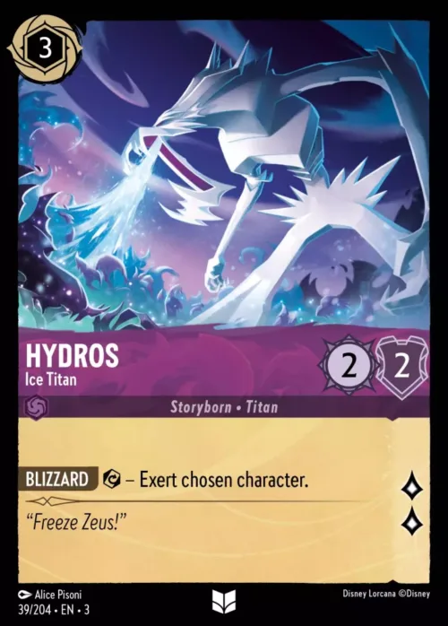 (039/204) Hydros - Ice Titan - Holo - Into the Inklands