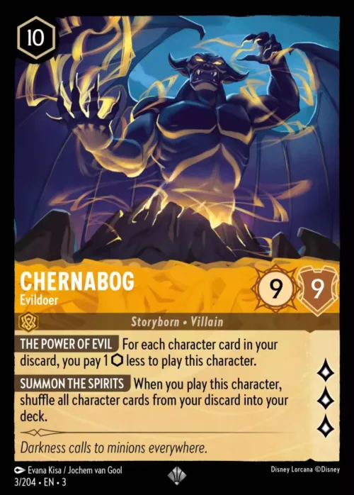 (003/204) Chernabog - Evildoer - Holo - Into the Inklands