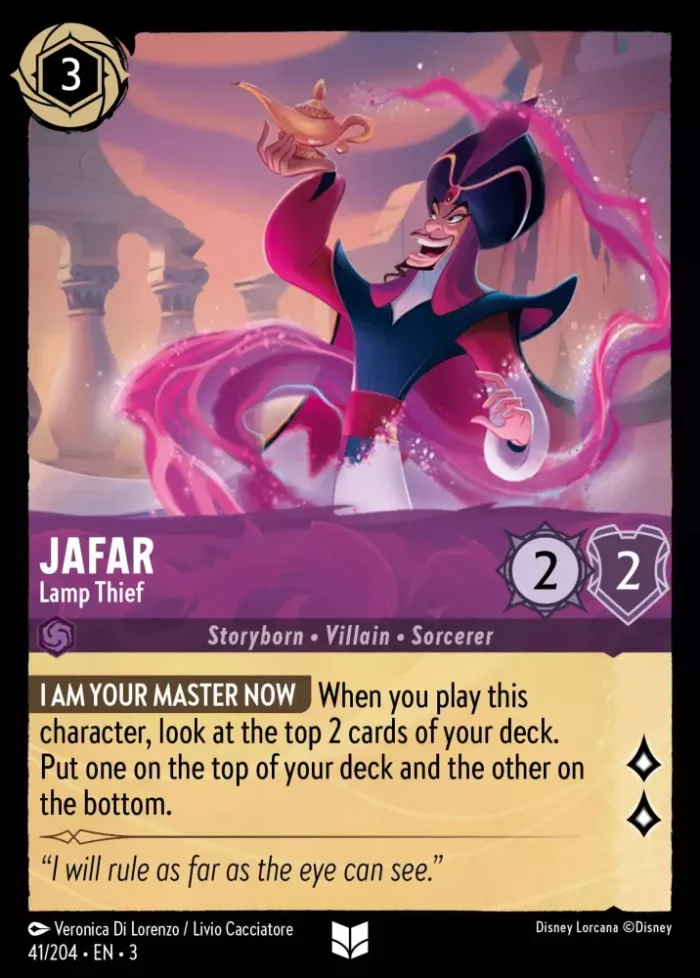 (041/204) Jafar - Lamp Thief - Holo - Into the Inklands