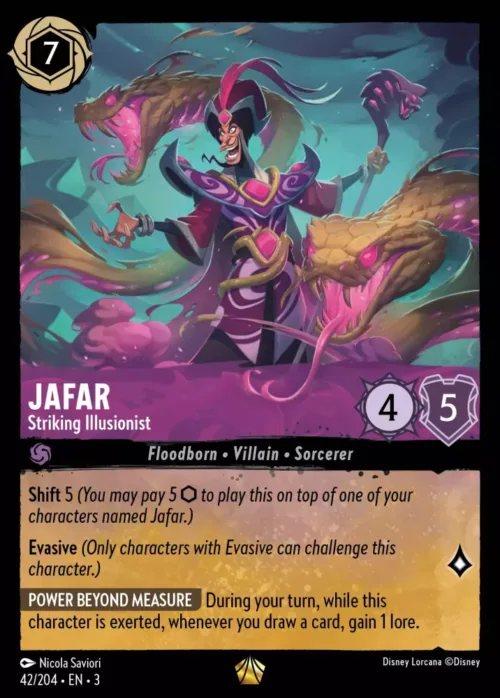 (042/204) Jafar - Striking Illusionist - Holo - Into the Inklands