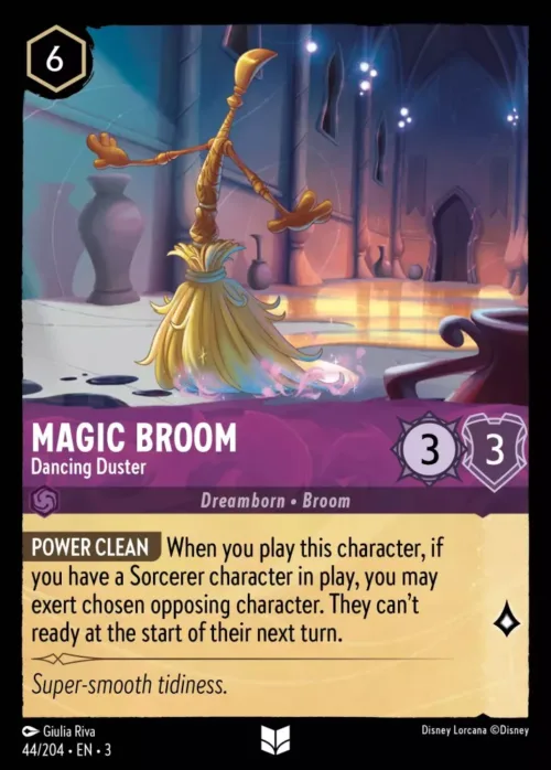 (044/204) Magic Broom - Dancing Duster - Holo - Into the Inklands