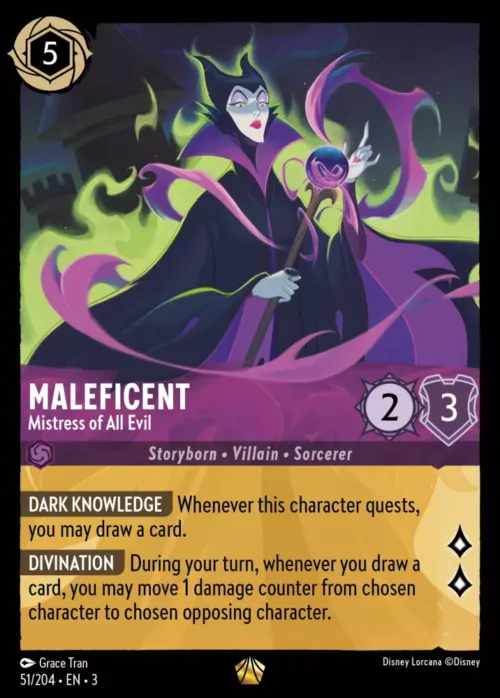 (051/204) Maleficent - Mistress of All Evil - Holo - Into the Inklands