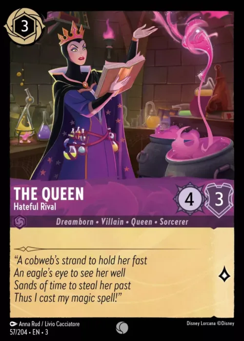 (057/204) The Queen - Hateful Rival - Holo - Into the Inklands