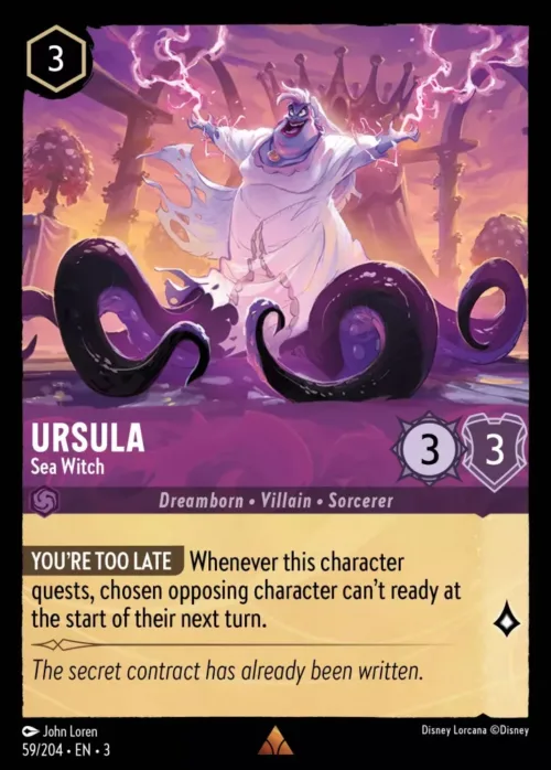 (059/204) Ursula - Sea Witch - Holo - Into the Inklands