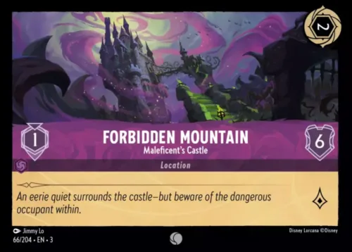 (066/204) Forbidden Mountain - Maleficent's Castle - Holo - Into the Inklands