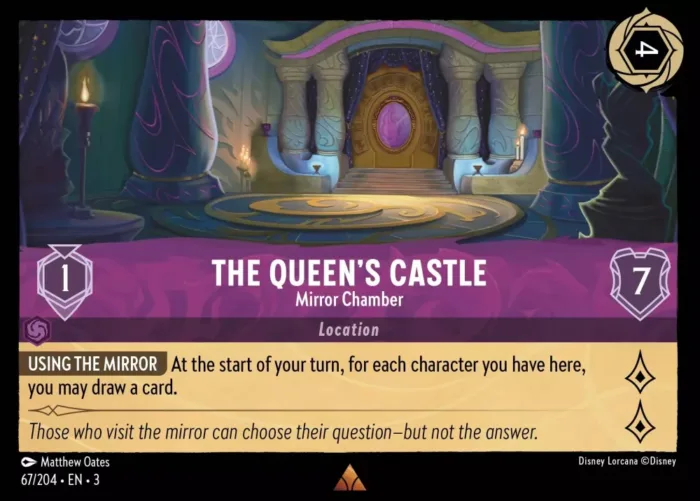 (067/204) The Queen's Castle - Mirror Chamber - Holo - Into the Inklands