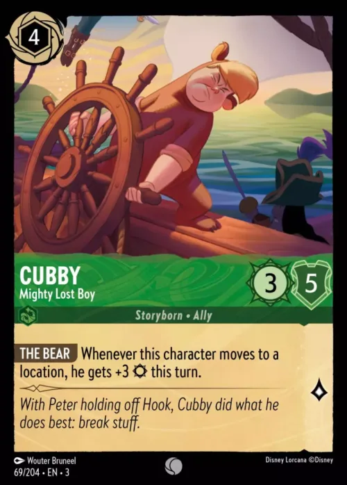 (069/204) Cubby - Mighty Lost Boy - Holo - Into the Inklands