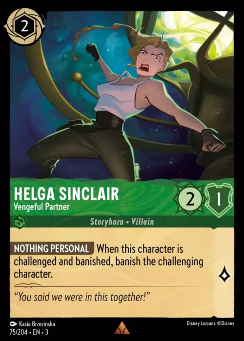 (075/204) Helga Sinclair - Vengeful Partner - Holo - Into the Inklands