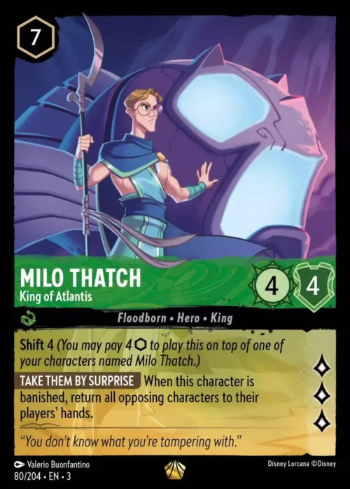 (080/204) Milo Thatch - King of Atlantis - Holo - Into the Inklands