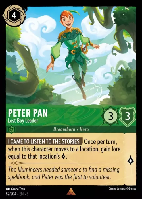 (082/204) Peter Pan - Lost Boy Leader - Holo - Into the Inklands