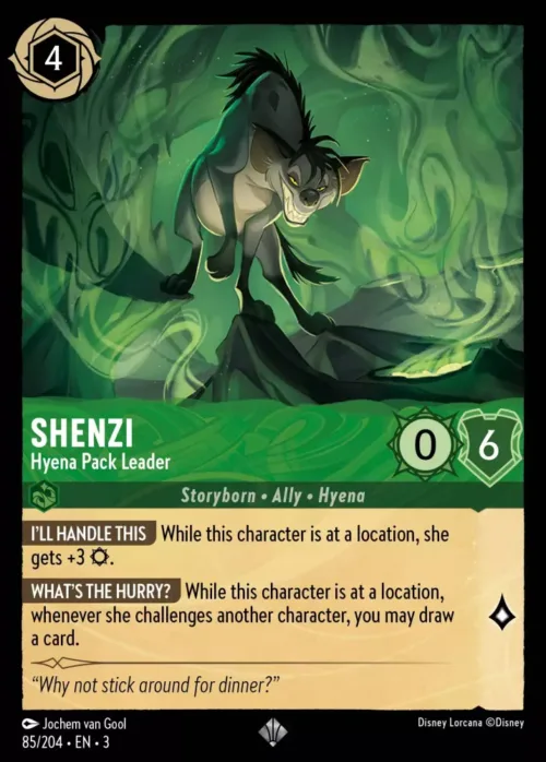 (085/204) Shenzi - Hyena Pack Leader - Holo - Into the Inklands