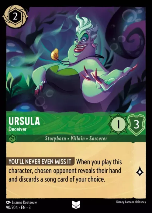 (090/204) Ursula - Deceiver - Holo - Into the Inklands