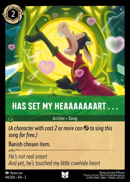 (094/204) Has Set My Heaaaaaaart... - Holo - Into the Inklands