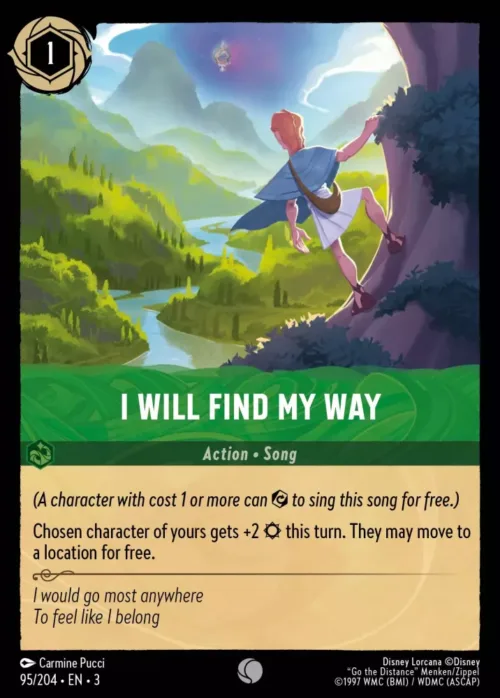 (095/204) I Will Find My Way - Holo - Into the Inklands