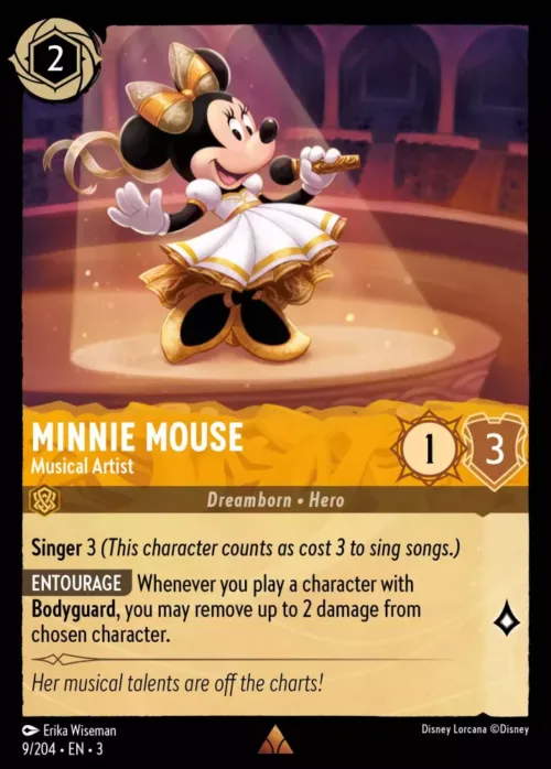 (009/204) Minnie Mouse - Musical Artist - Holo - Into the Inklands