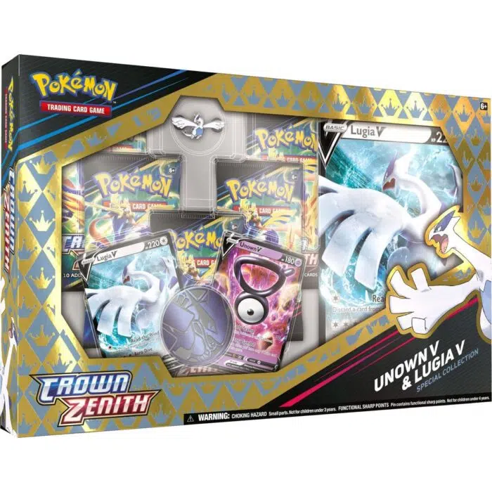 Pokémon TCG: Crown Zenith Special Collection Unown V & Lugia V