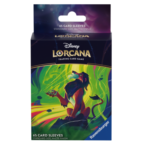 Disney Lorcana: Card Sleeves - Scar (65 kpl)