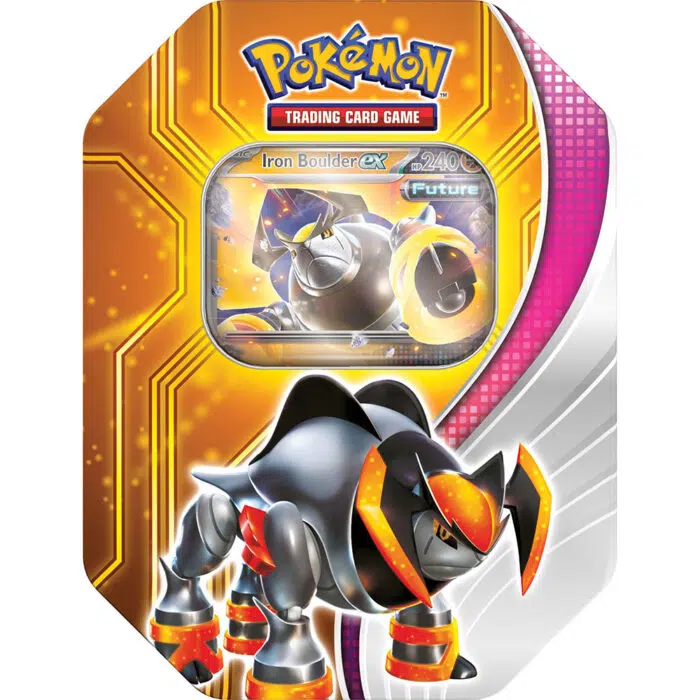 Pokémon Paradox Destinies Tin Iron Boulder ex